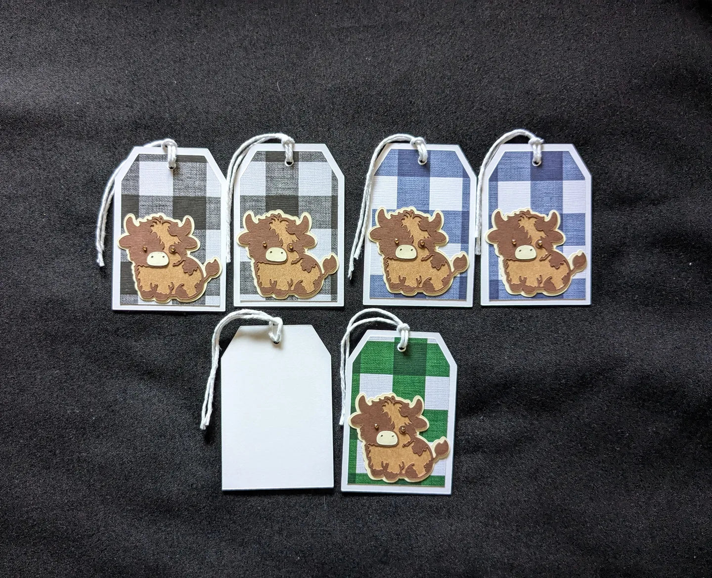 Highland Cow Gift Tags (Set of 6)