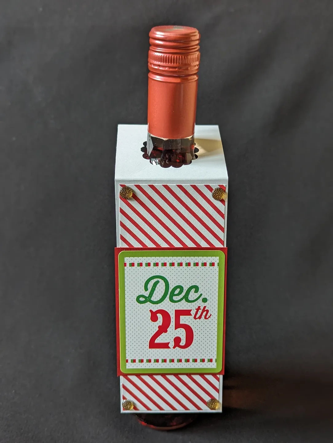 Dec. 25th Bottle Gift Tag