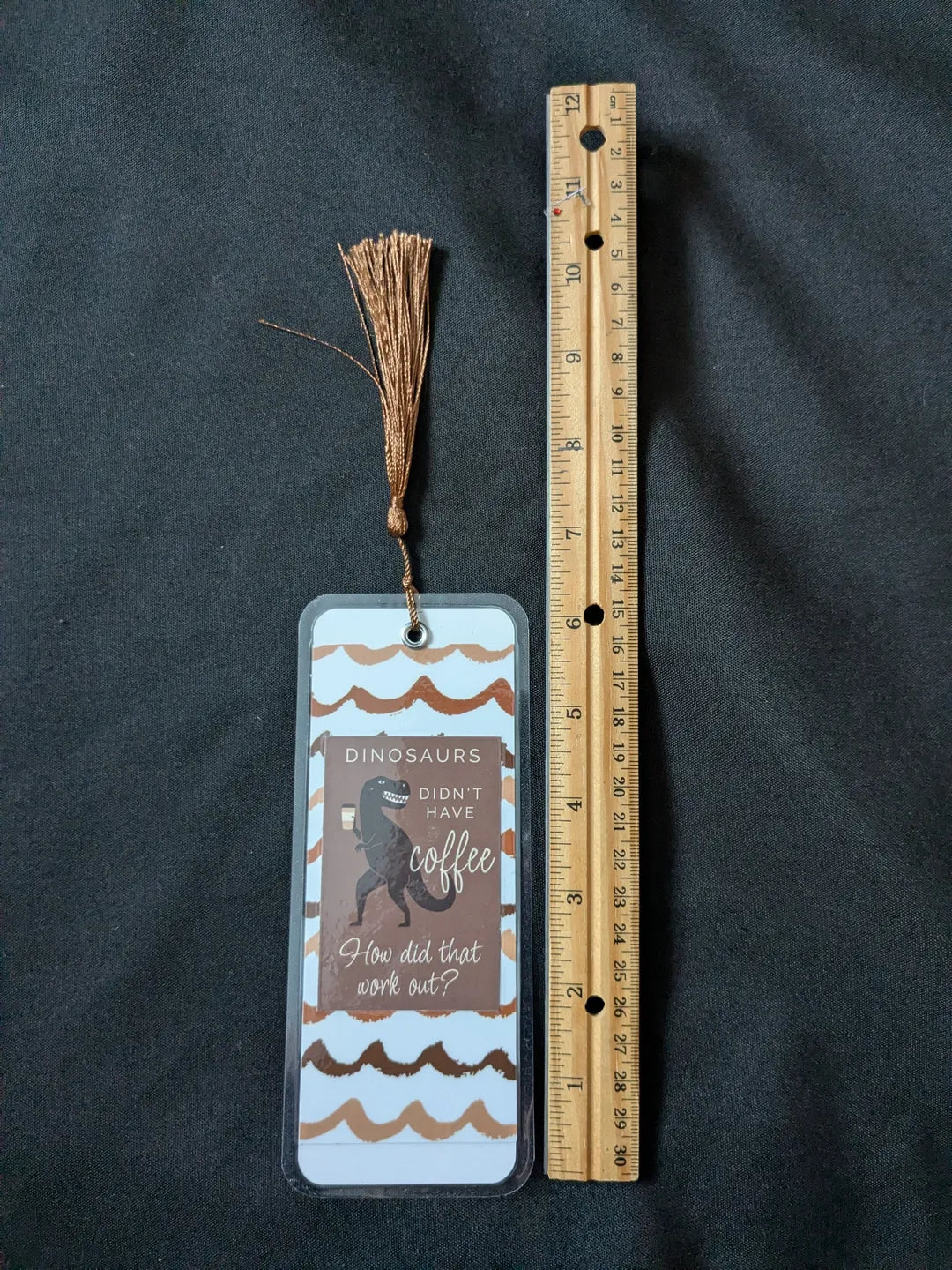 Dinosaur Coffee Bookmark