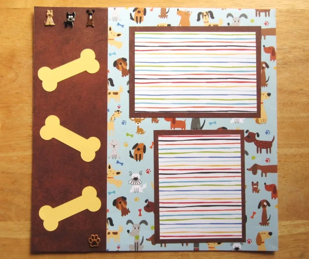 Dog Scrapbook Page