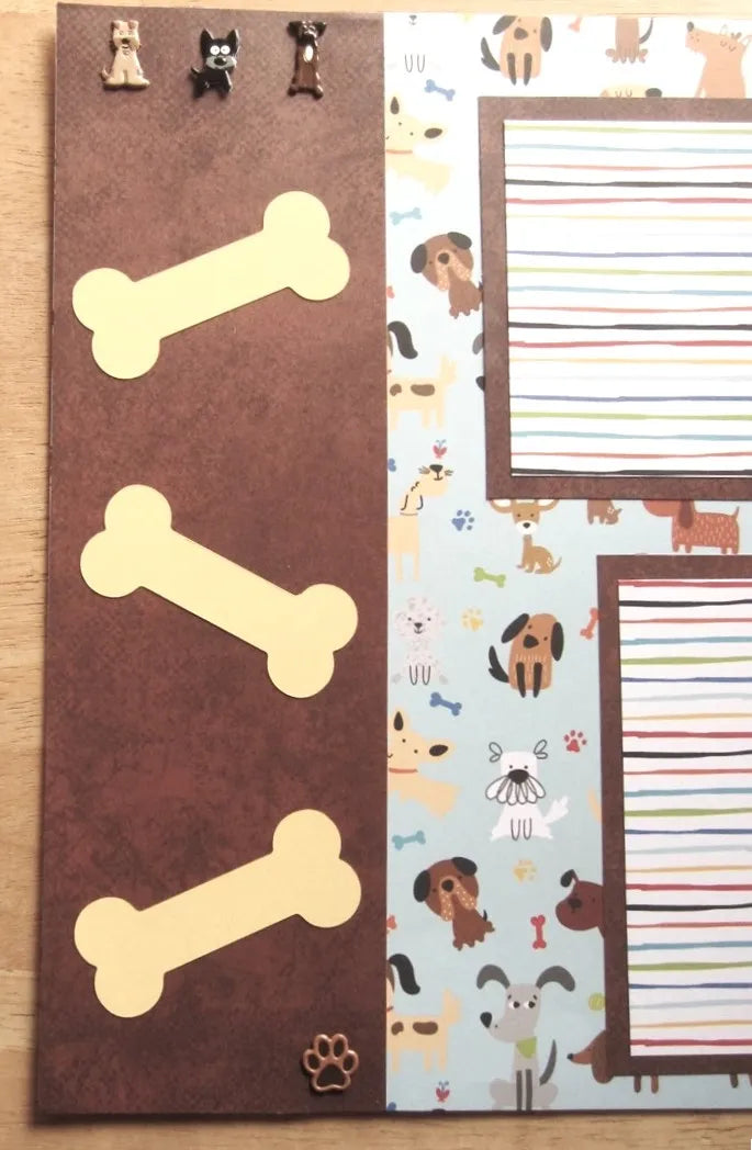 Dog Scrapbook Page