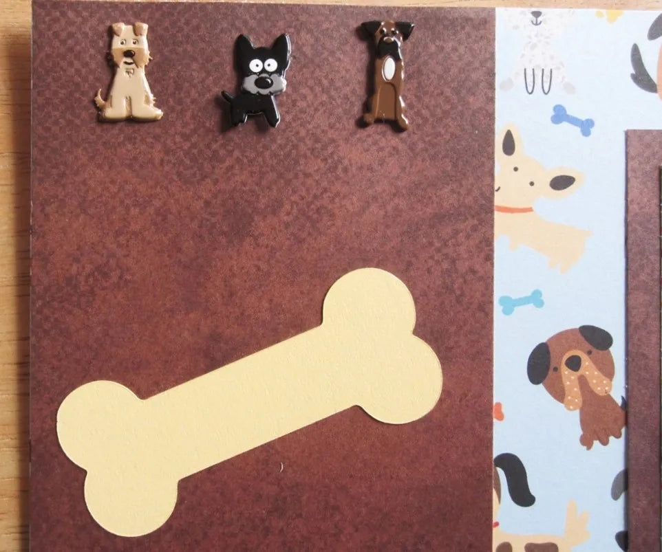 Dog Scrapbook Page