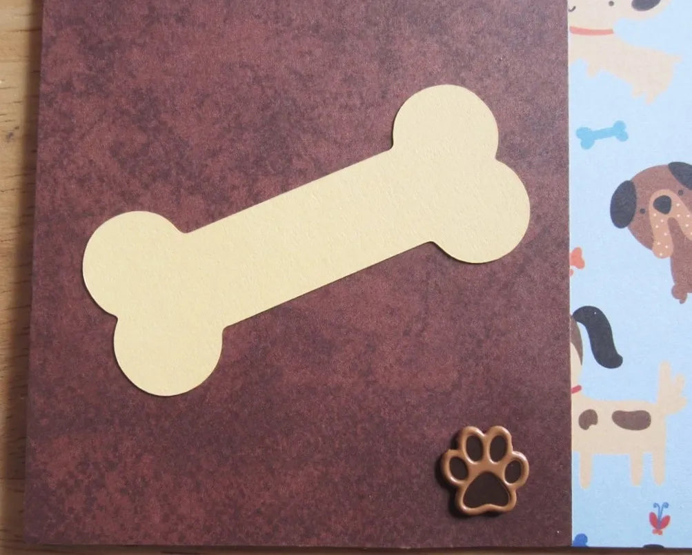 Dog Scrapbook Page