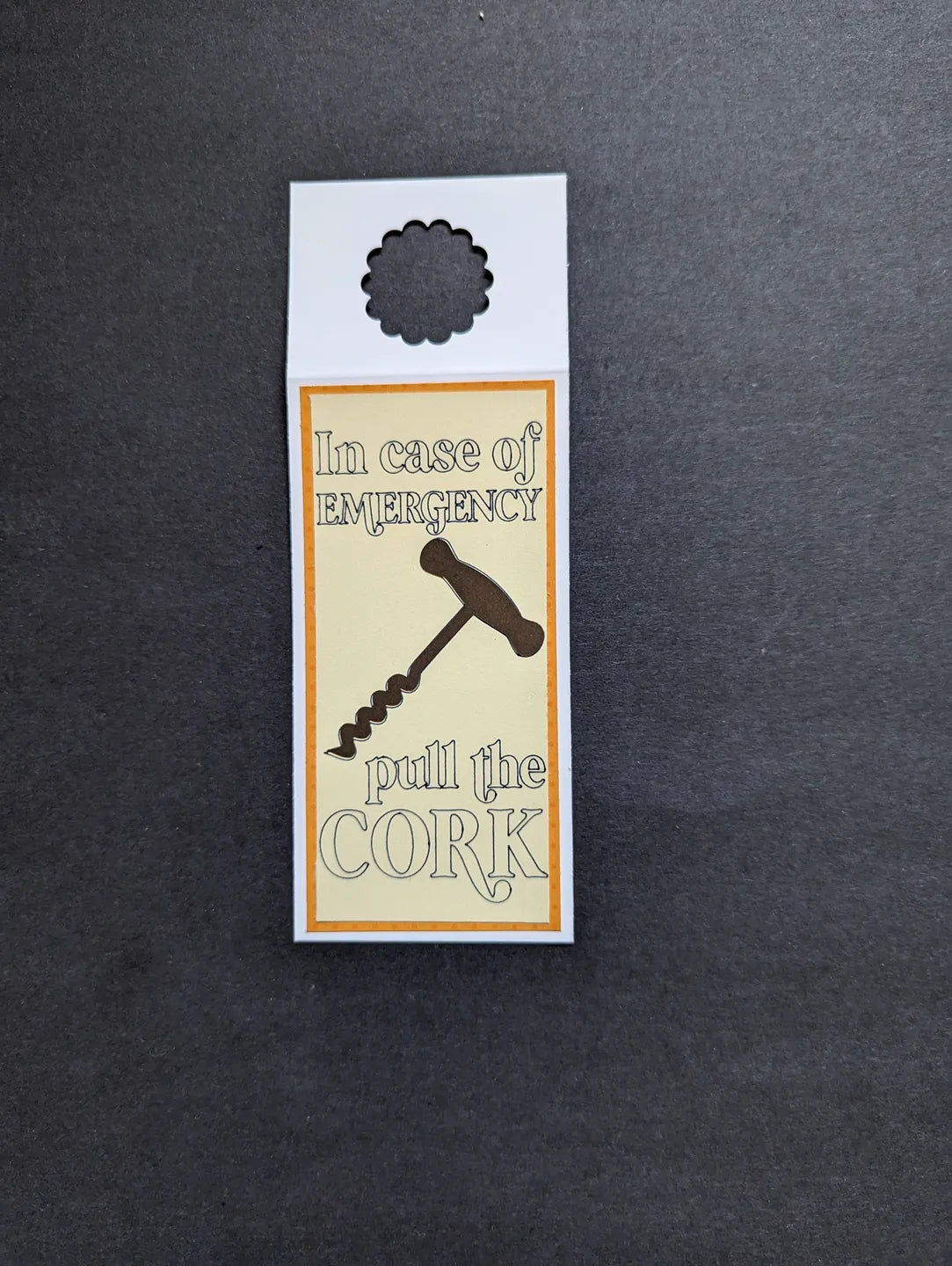 Emergency Bottle Gift Tag