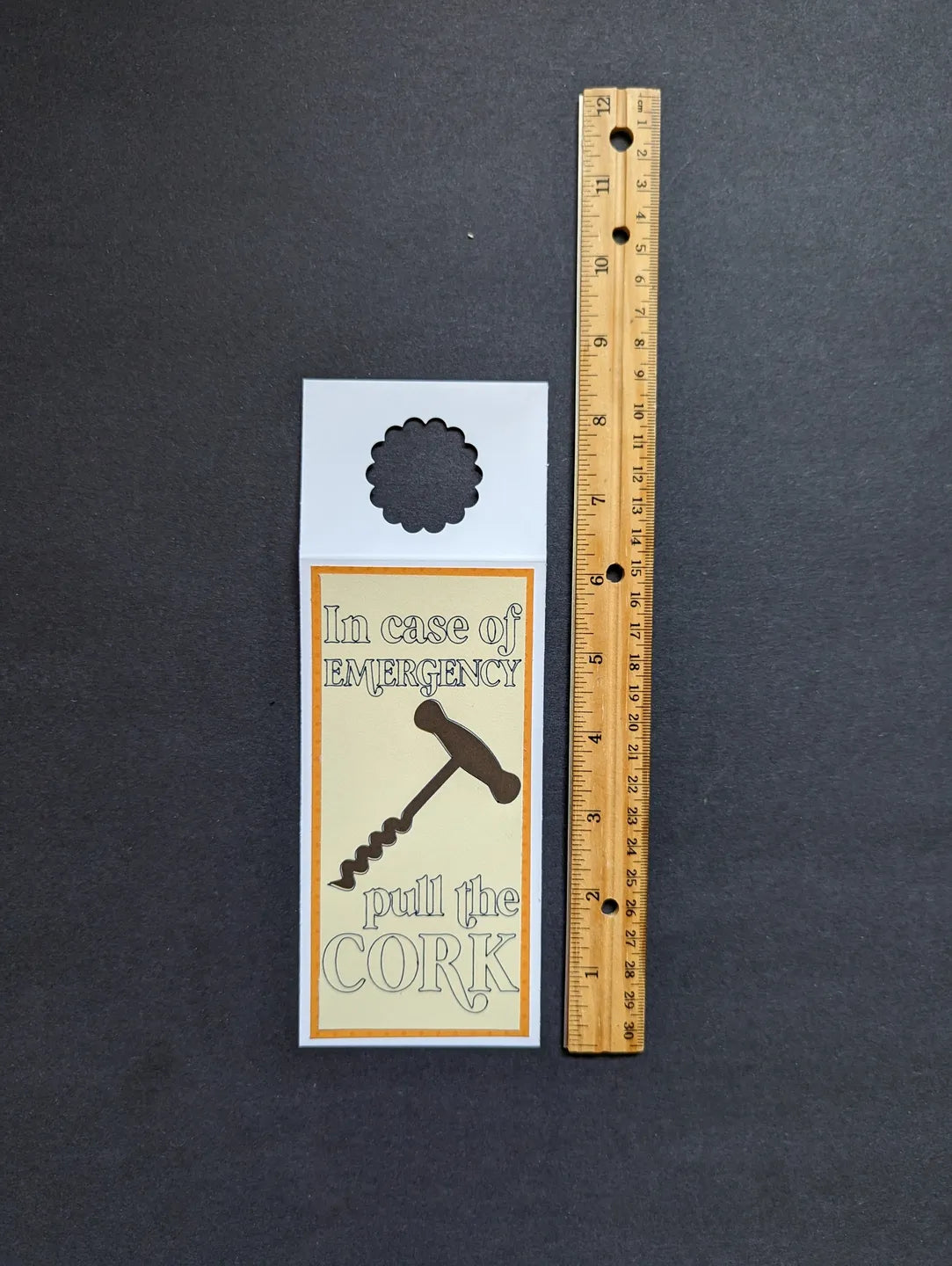 Emergency Bottle Gift Tag