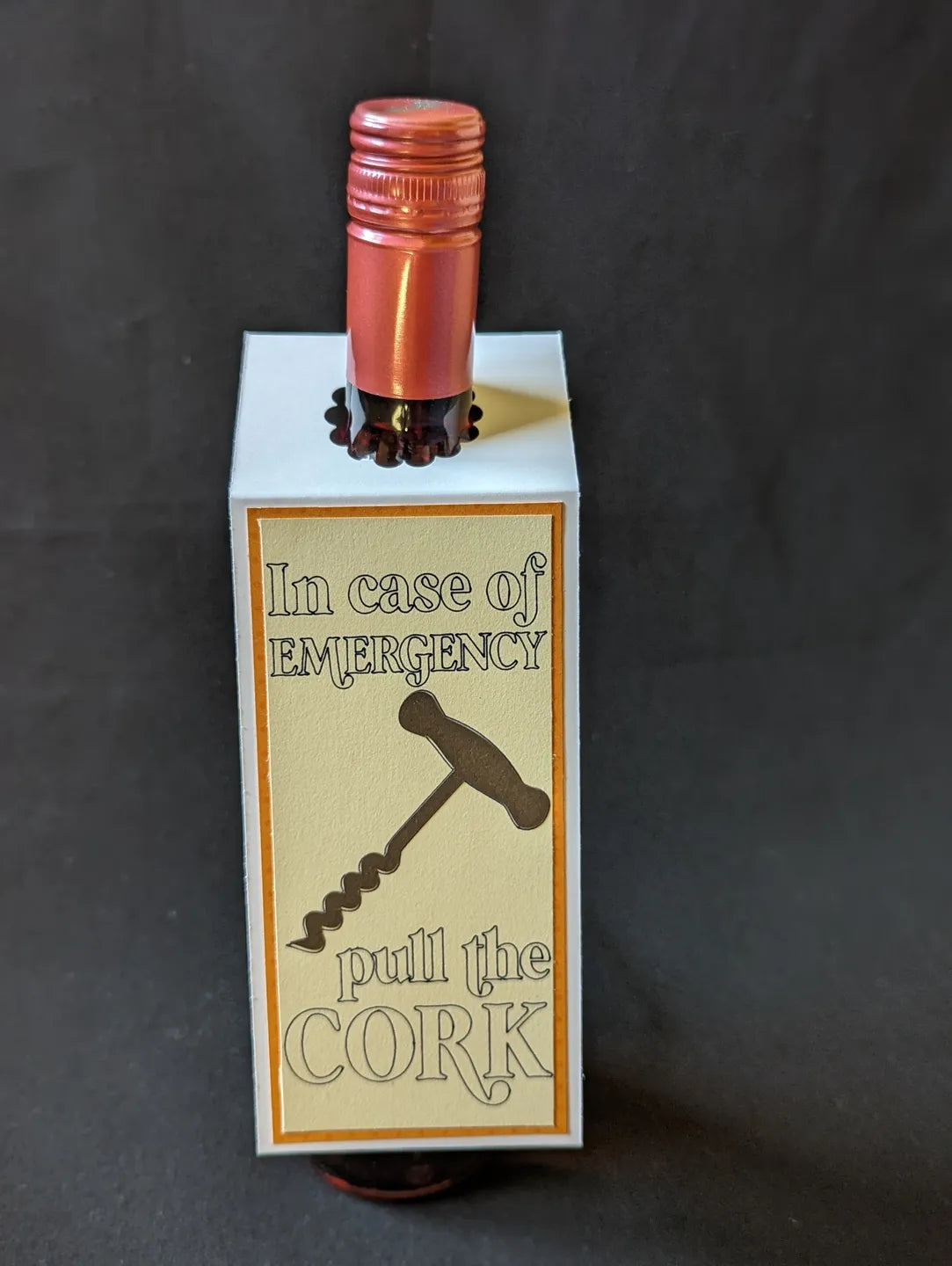 Emergency Bottle Gift Tag
