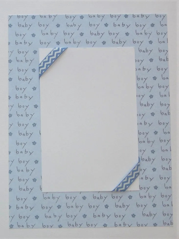 Gender Reveal Boy Scrapbook Pages