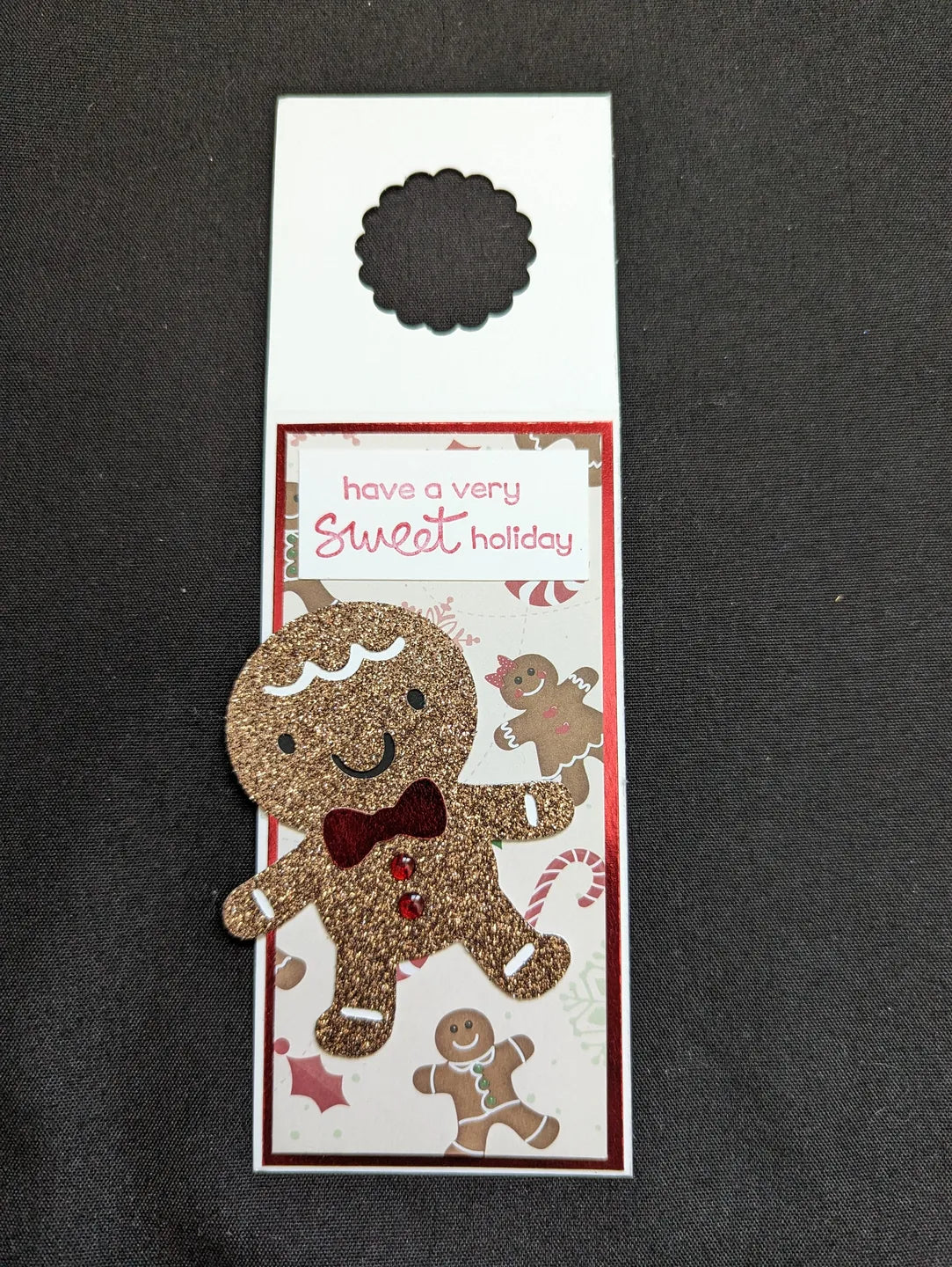 Gingerbread Bottle Gift Tag