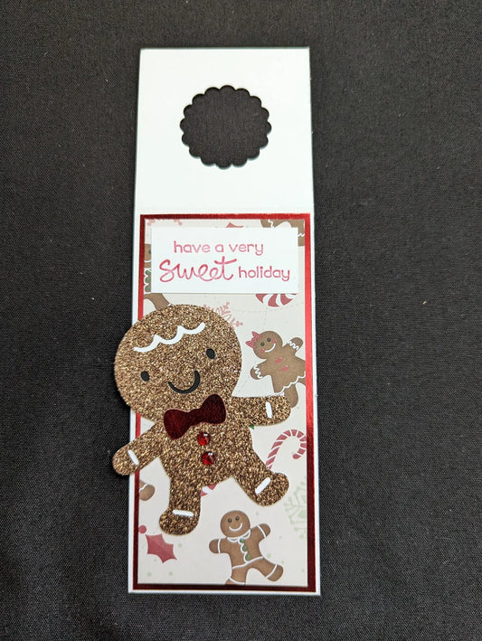 Gingerbread Bottle Gift Tag