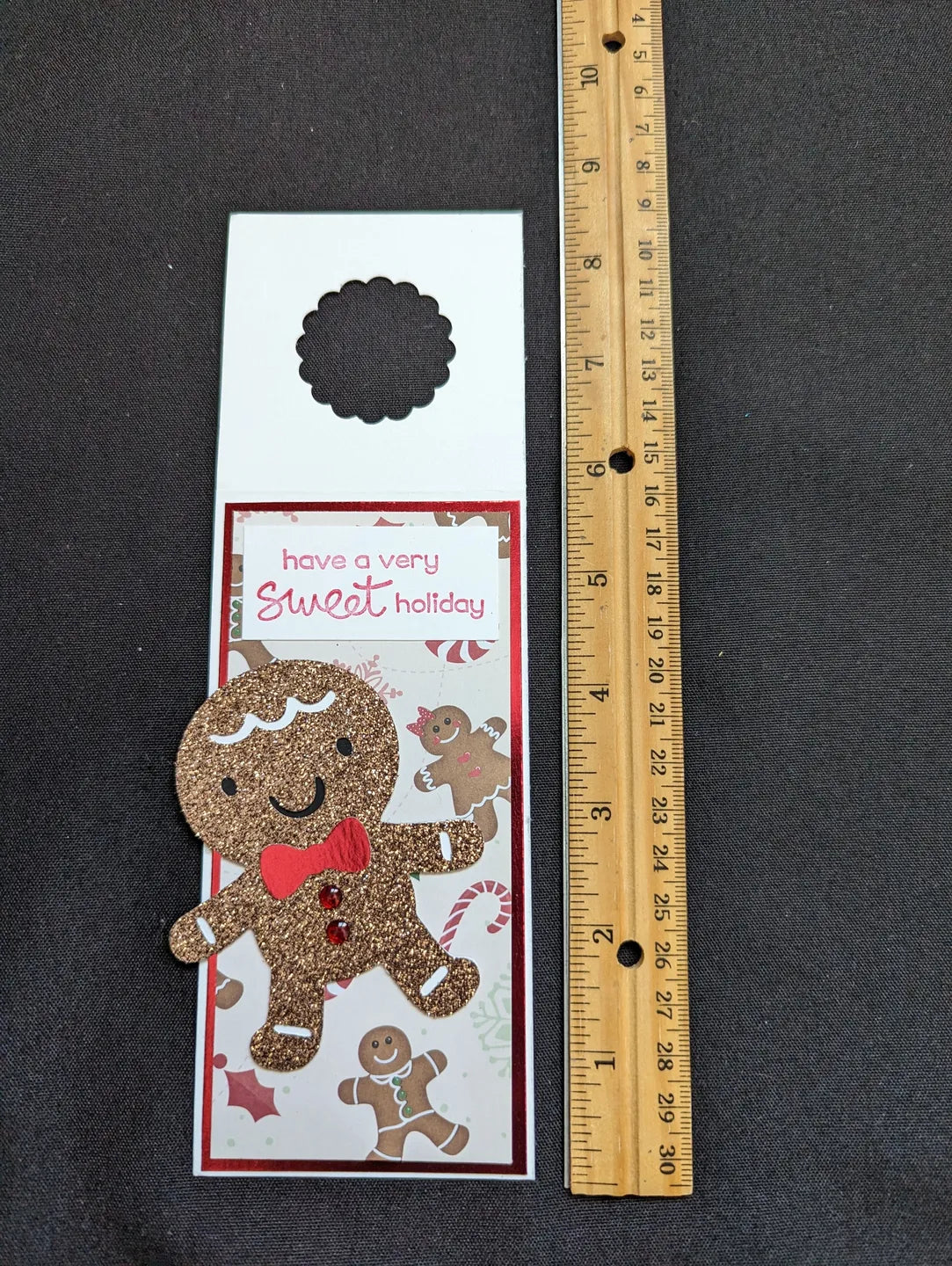 Gingerbread Bottle Gift Tag