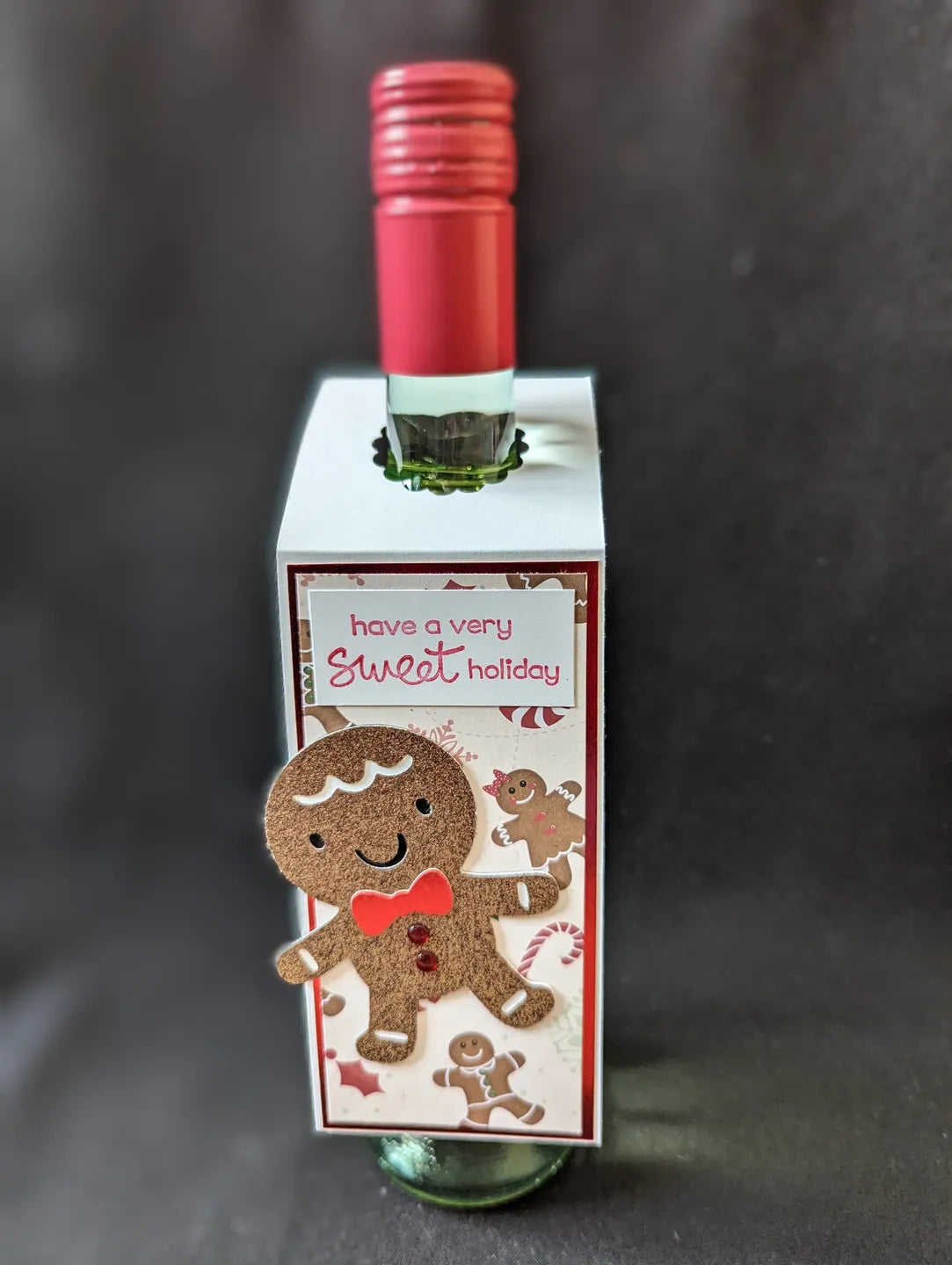 Gingerbread Bottle Gift Tag