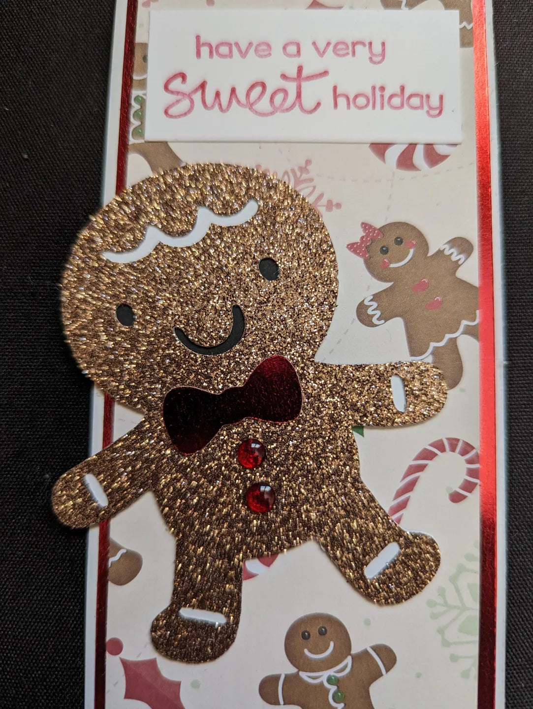 Gingerbread Bottle Gift Tag