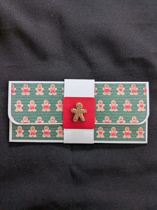 Gingerbread Man Cash Envelope
