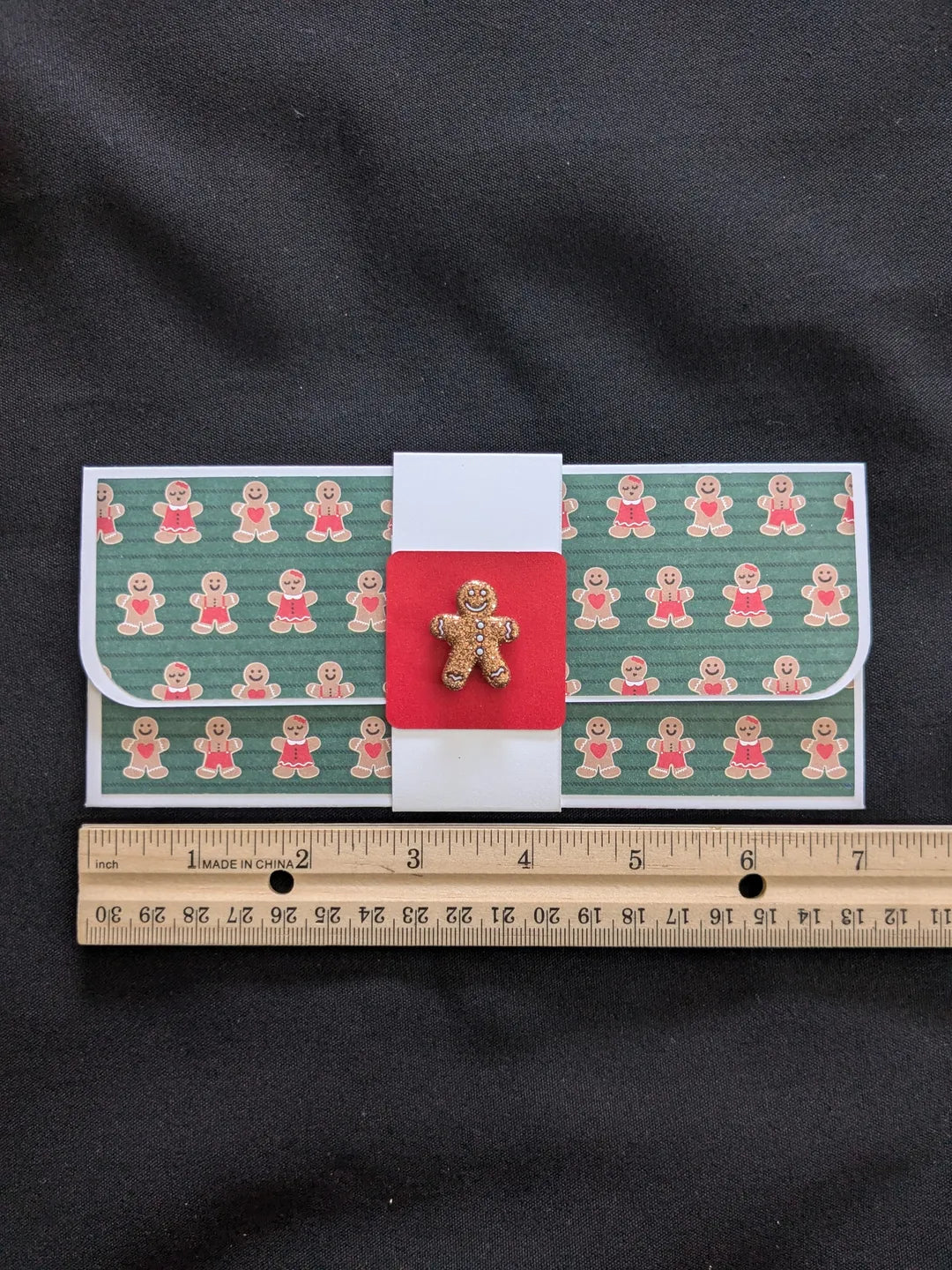 Gingerbread Man Cash Envelope