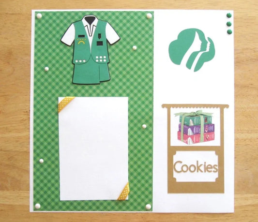 Girl Scouts Scrapbook Page