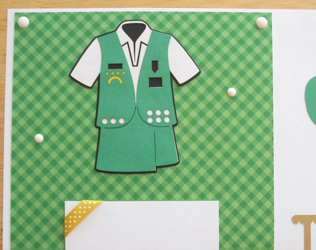 Girl Scouts Scrapbook Page