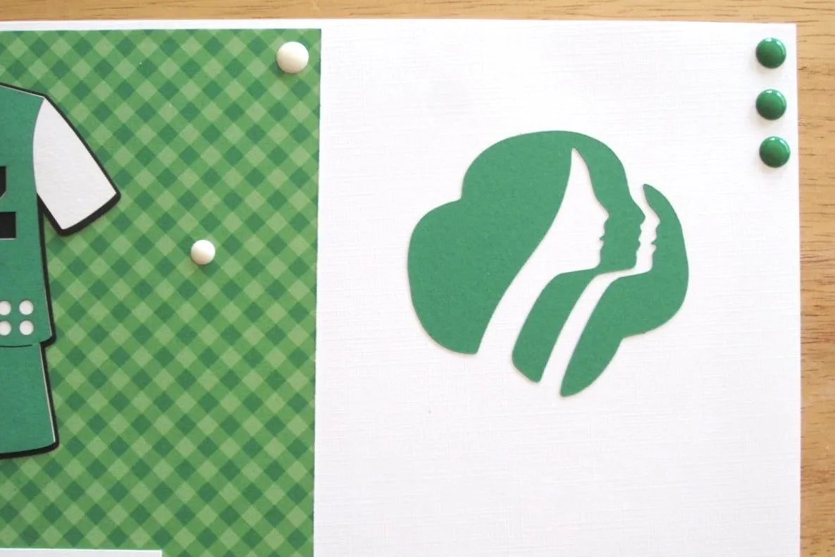 Girl Scouts Scrapbook Page