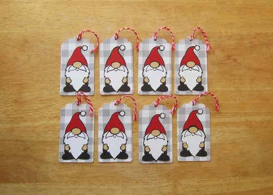 Gnome Gift Tags (Set of 8)