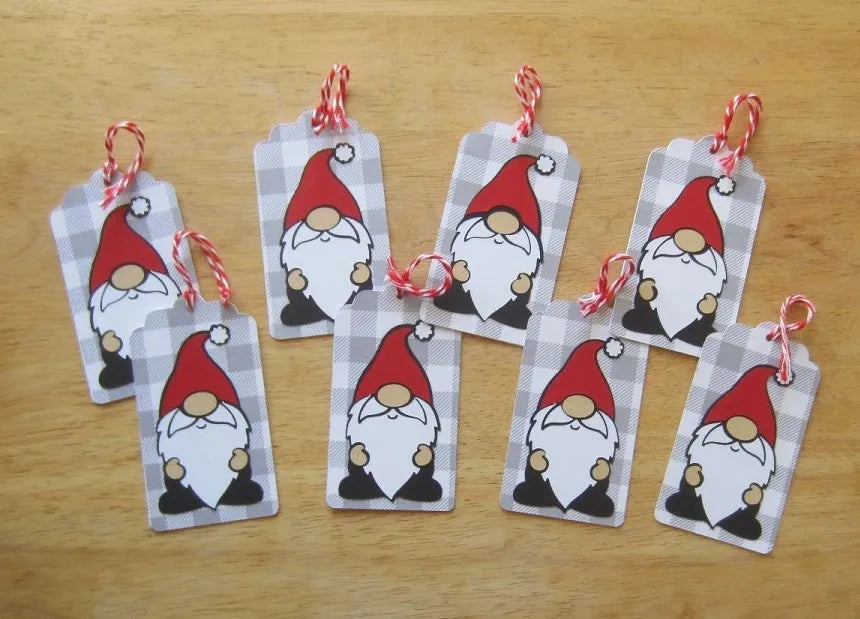 Gnome Gift Tags (Set of 8)