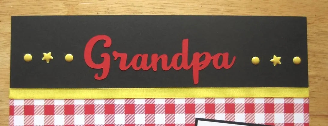 Grandpa Scrapbook Page
