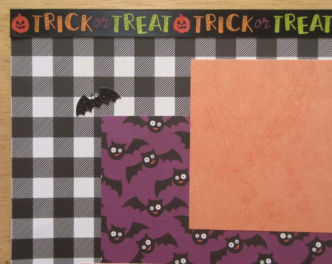 Halloween Scrapbook Page