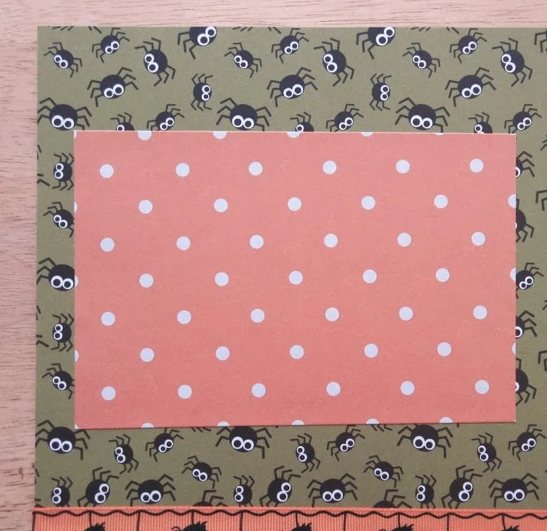 Halloween Scrapbook Page