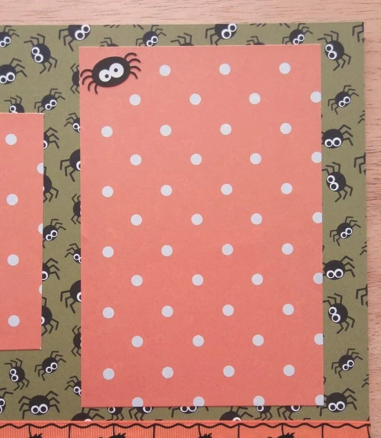 Halloween Scrapbook Page