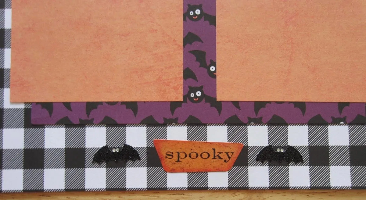 Halloween Scrapbook Page