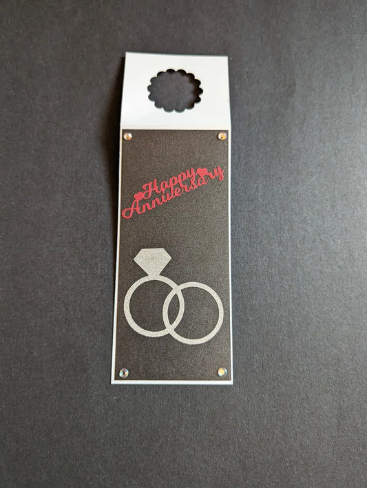 Anniversary Bottle Gift Tag
