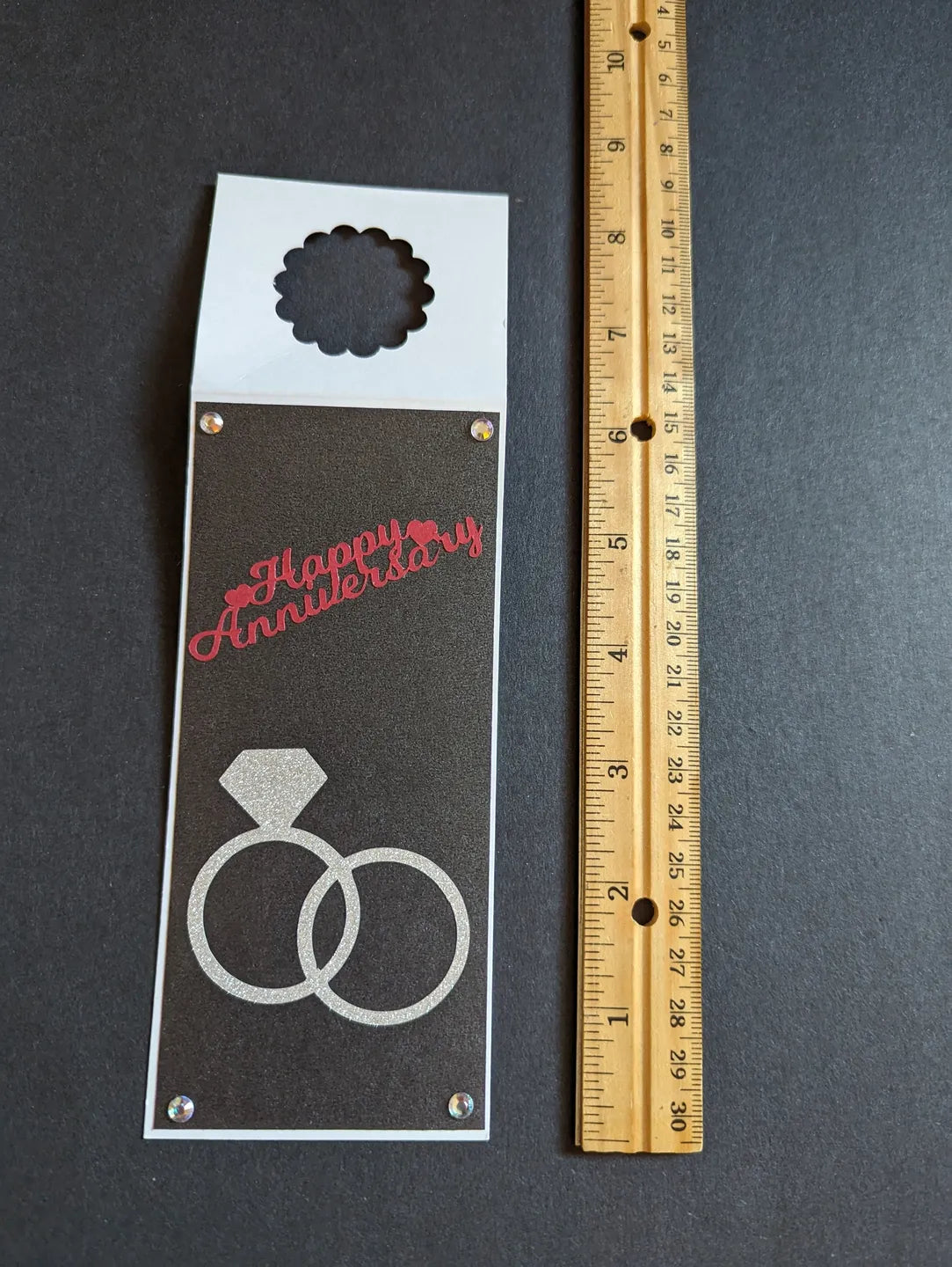 Anniversary Bottle Gift Tag