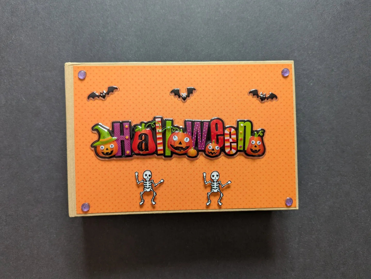 Premade Halloween Chipboard Album
