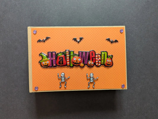 Premade Halloween Chipboard Album