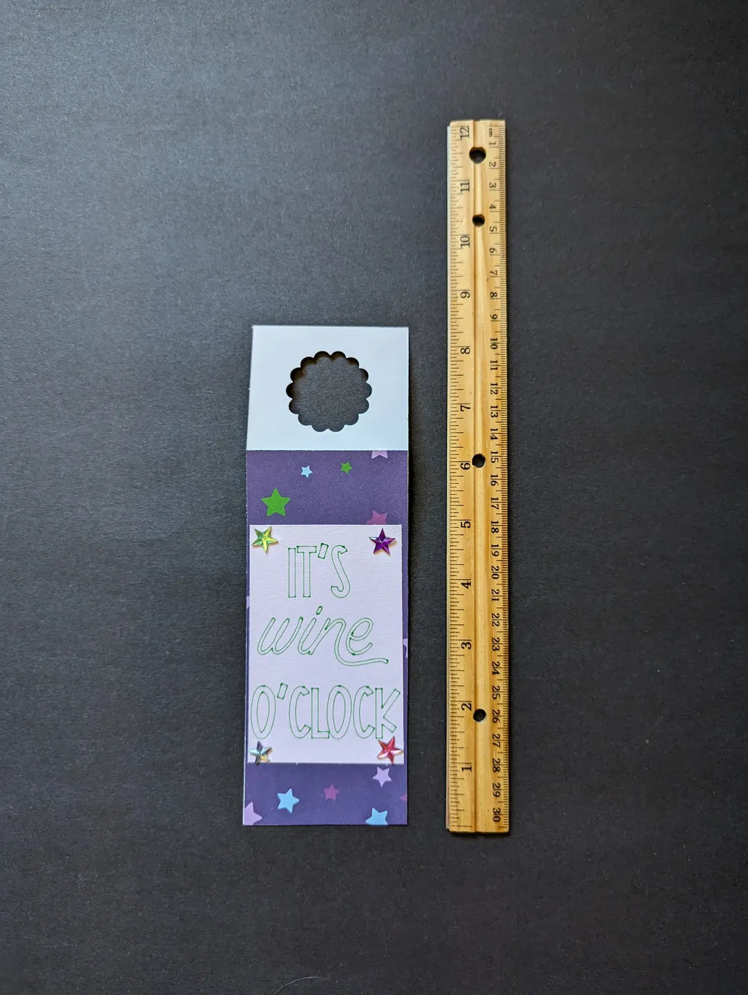 It's Wine O'clock Bottle Gift Tag