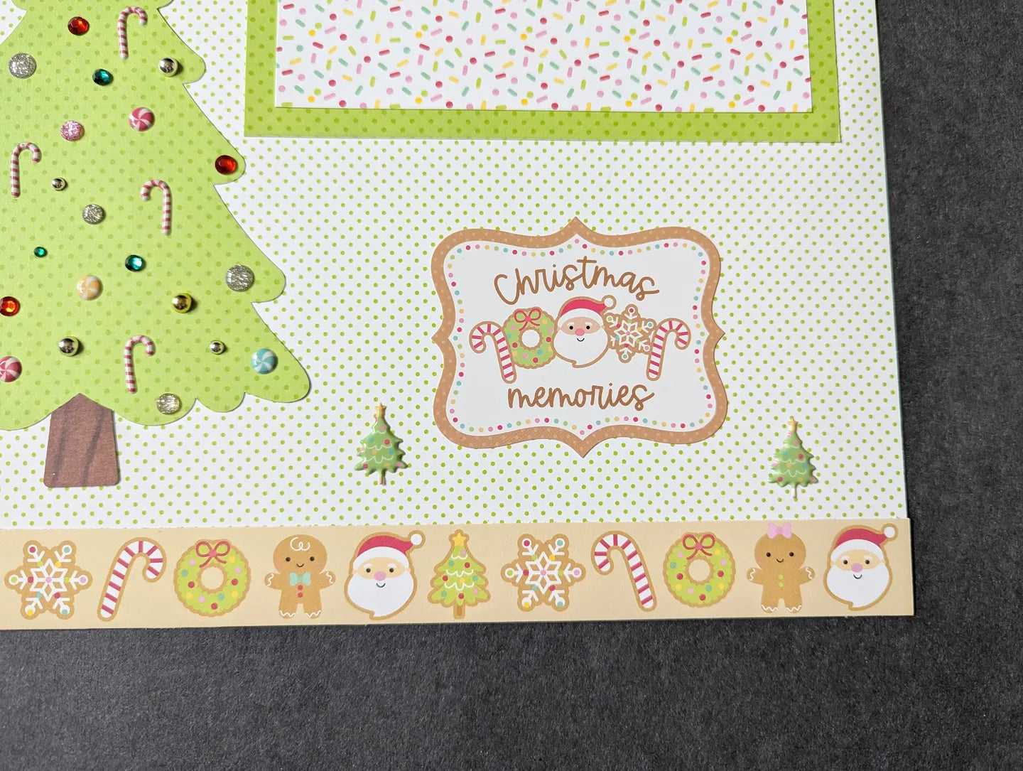 Christmas Tree Scrapbook Page