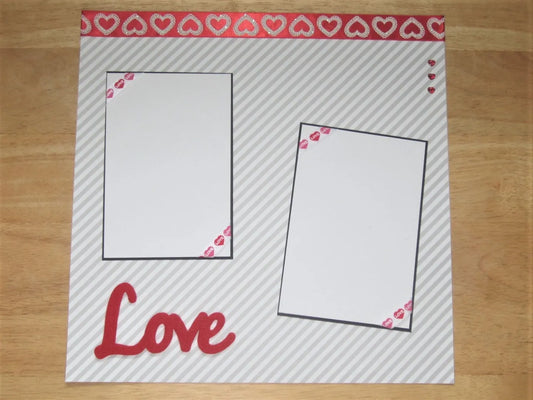 Love Scrapbook Page