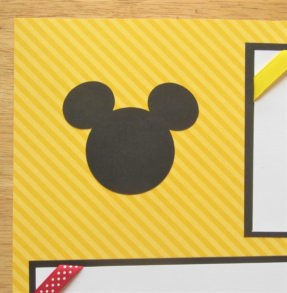 Mickey Mouse Scrapbook Page