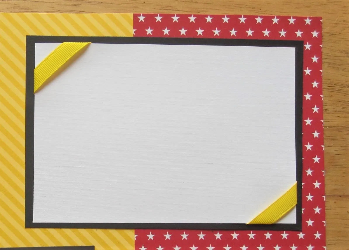 Mickey Mouse Scrapbook Page