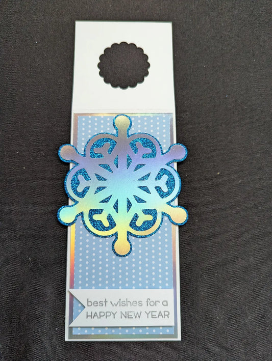 Happy New Year Bottle Gift Tag
