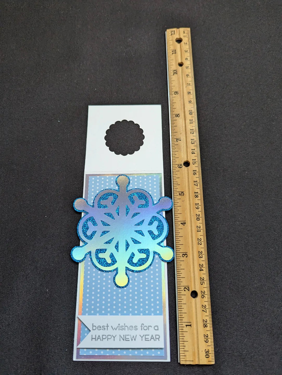 Happy New Year Bottle Gift Tag