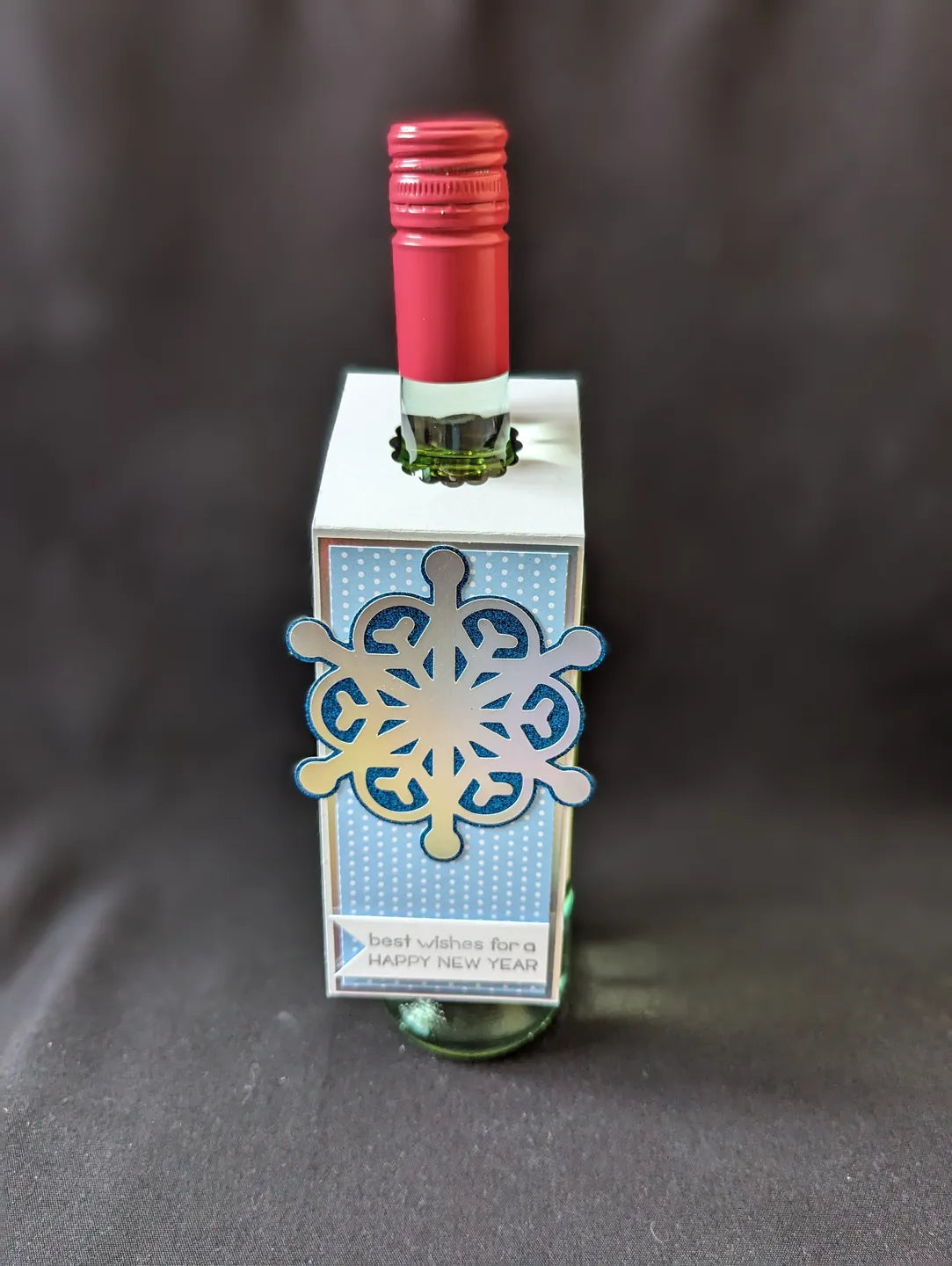 Happy New Year Bottle Gift Tag