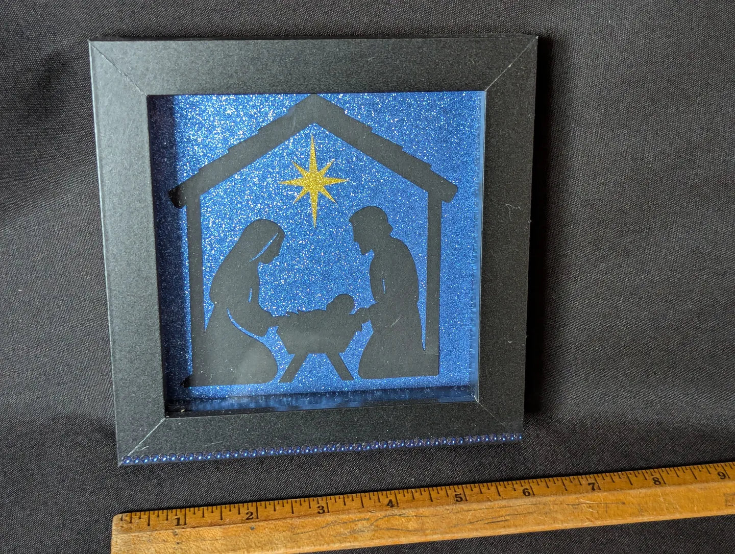 Christmas Nativity Shadow Box/ Shelf Sitter