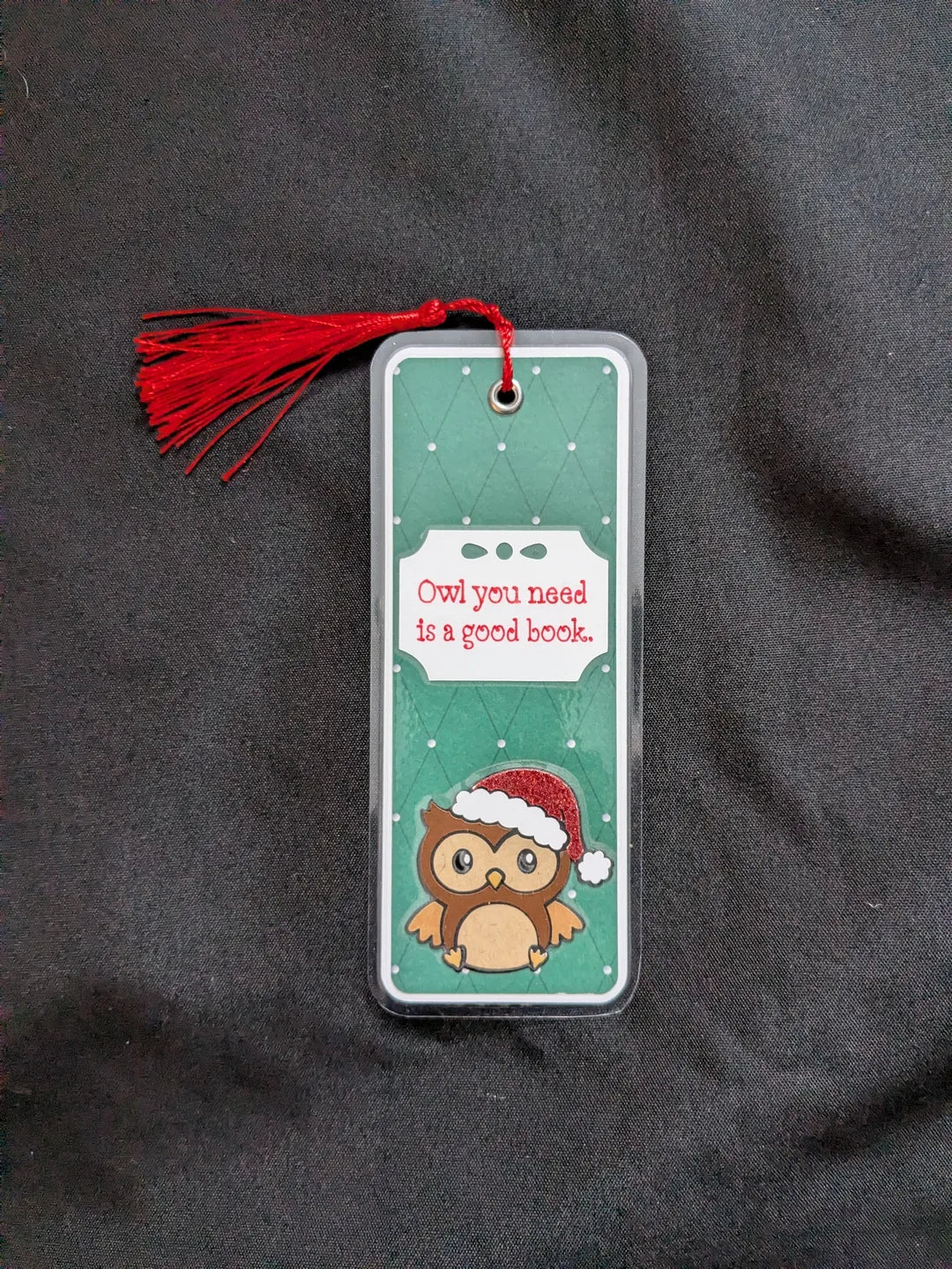 Santa Owl Bookmark