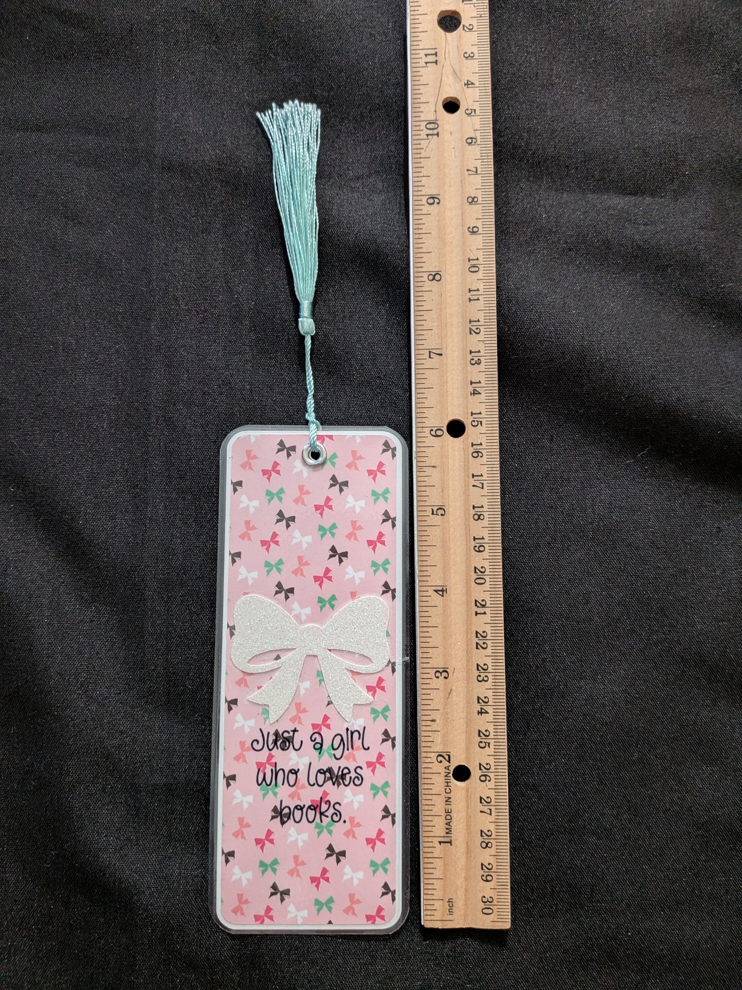 Pink With Bows Book Mark