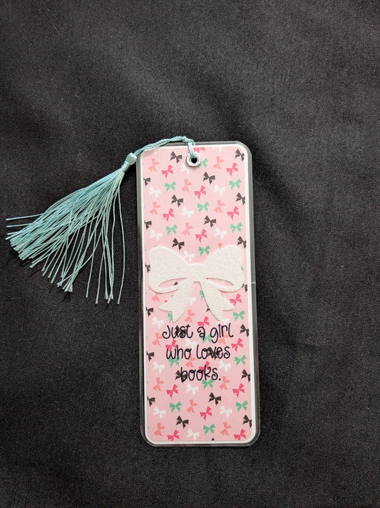 Pink With Bows Bookmark