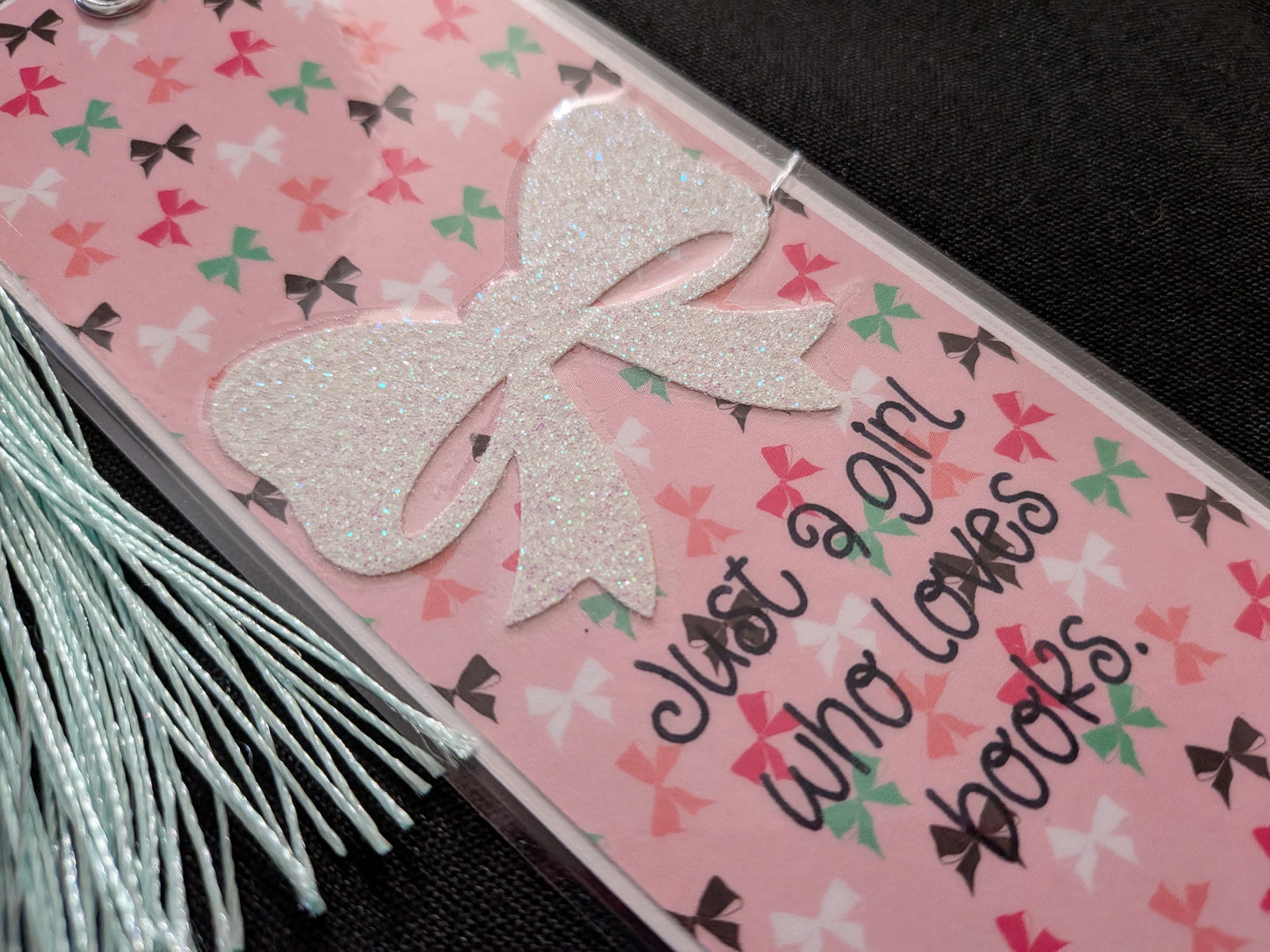 Pink With Bows Book Mark