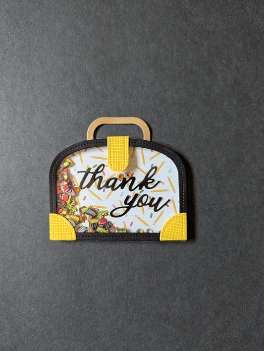 Thank You Shaker Gift Card Holder
