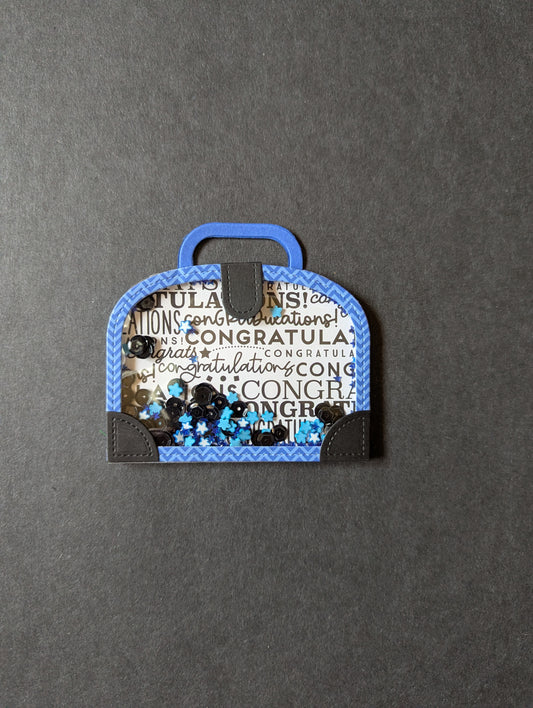 Graduation Shaker Gift Card Holder
