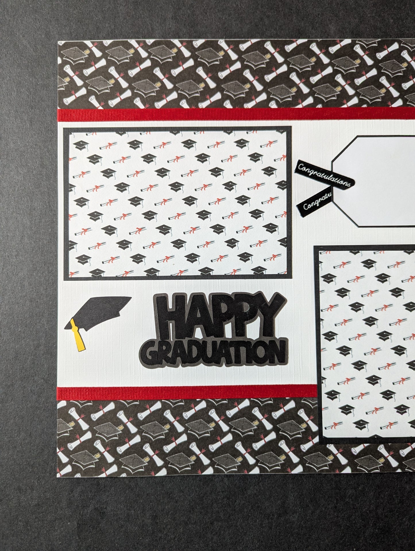 Graduation Scrapbook Page