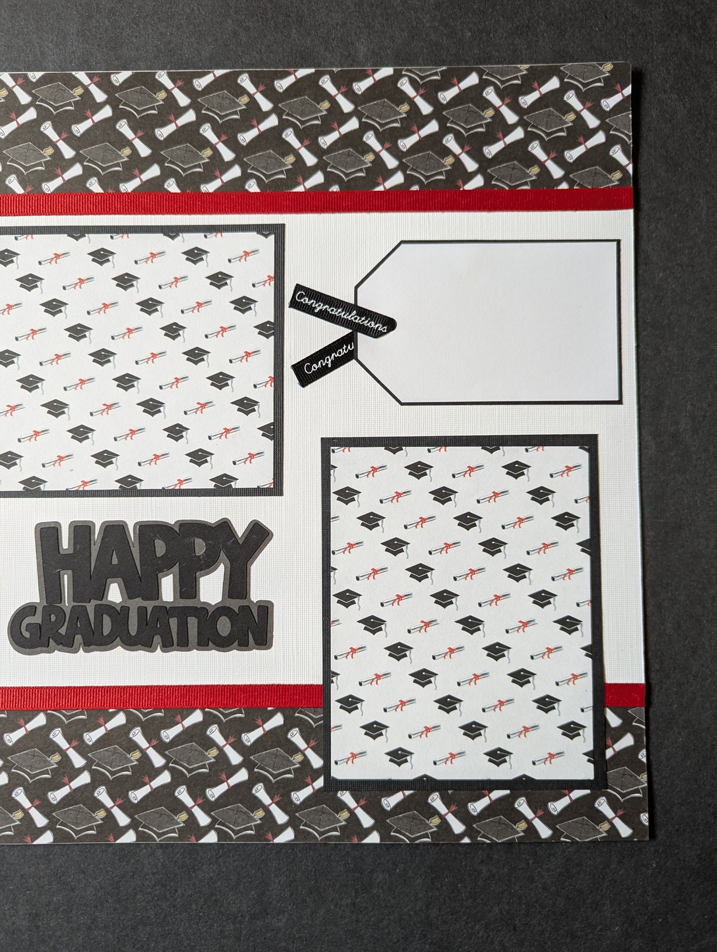 Graduation Scrapbook Page