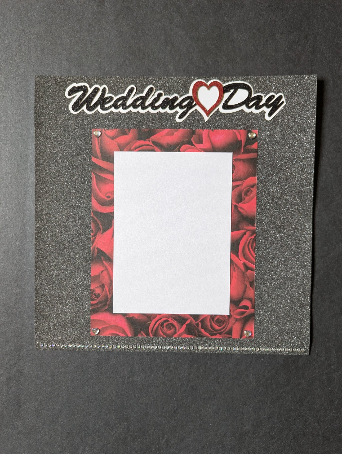 Wedding Day Scrapbook Page